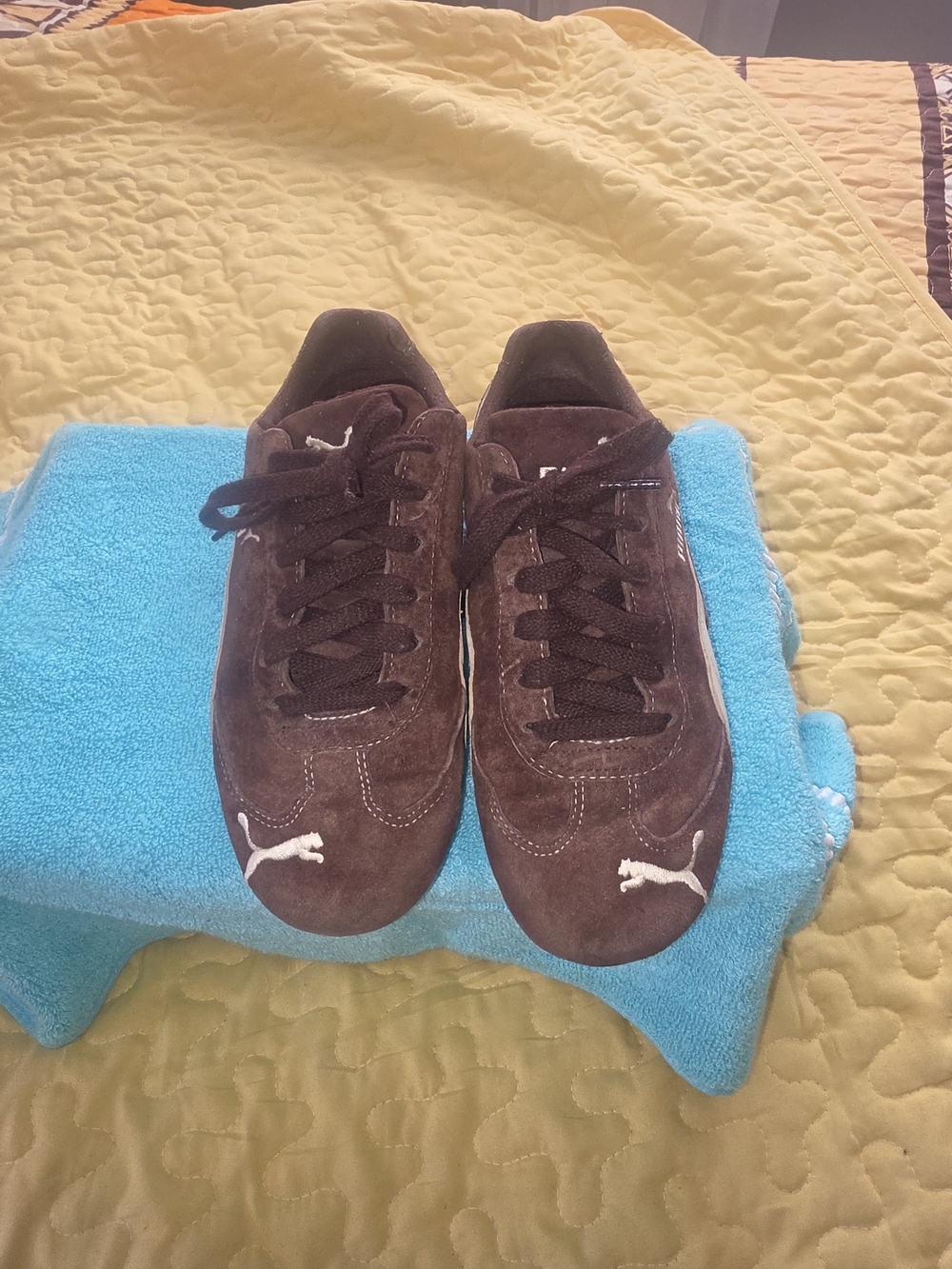 Puma Men’s Brown Suede Casual Sneakers